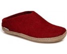GLERUP-SLIP-ON RED LEATHER-RED