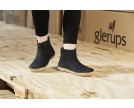 GLERUP-BOOT CHARCOAL, LEATHER-CHARCOAL