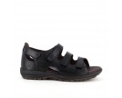 GREEN COMFORT-CAMINO SANDAL-001 BLACK